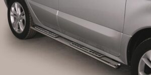 Boční ochranné oválné nerezové nášlapy s hliníkovými prolisy Renault Koleos