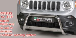 Přední ochranný nerezový rám