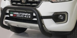 Přední ochranný nerezový rám pro Renault Alaskan černý