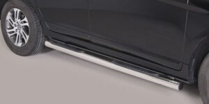 Boční ochranné nerezové nášlapy s plastovými prolisy pro Volvo XC 60