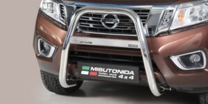 Přední ochranný nerezový rám vysoký pro Nissan Navara