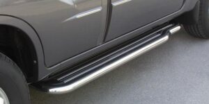 Boční ochranné nerezové celonášlapy Hyundai Terracan