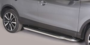Boční ochranné nerezové celonášlapy pro Nissan Qashqai 2014