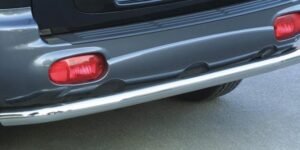 Zadní ochranný nerezový rám