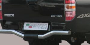 Zadní ochranný nerezový rám