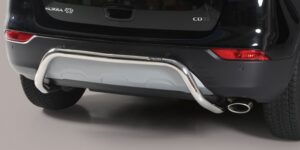 Zadní ochranný nerezový rám