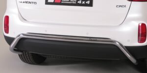 Zadní ochranný nerezový rám