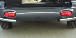 Zadní ochranný nerezový rám