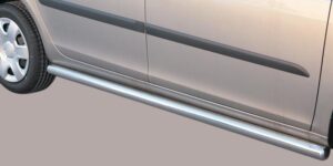 Boční ochranný nerezové nášlapy tyč, Škoda Roomster