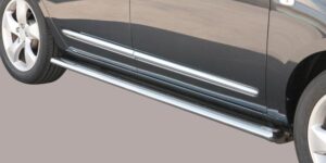 Boční ochranný nerezový rám - oválný