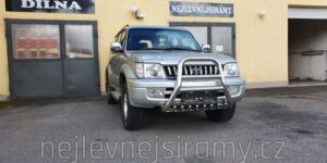 TA Přední ochranný rám (velký, nerezový) se zuby pro Toyota Land Cruiser 100