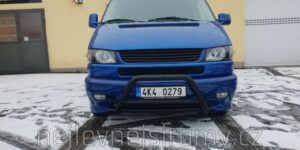 TA Přední černý ochranný nerezový rám pro Volkswagen Transporter T4