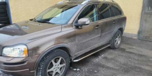 TA Boční ochranné nerezové celonášlapy aluminium plast pro Volvo XC90