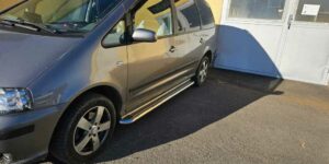 TA Boční ochranné nerezové celonášlapy pro Volkswagen Sharan