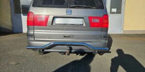 TA Zadní ochranný nerezový rám pro Volkswagen Sharan