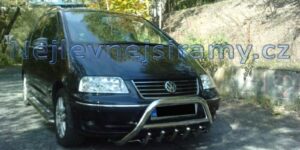 TA Přední ochranný nerezový rám se zuby pro Volkswagen Sharan