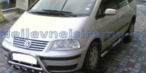 TA Boční ochranné nerezové nášlapy s prolisy pro Volkswagen Sharan