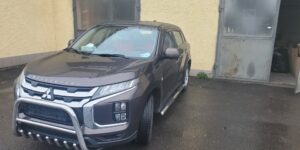 TA Boční ochranné nerezové nášlapy s plastovými prolisy pro Mitsubishi ASX 2019