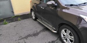 Hyundai IX 35 boční ochranné celonášlapy nerezové TA