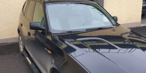 Boční ochranné trubkové nerezové nášlapy s plastovými prolisy BMW X3 E83