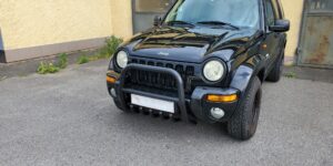 Přední vysoký ochranný rám se zuby TA v černé barvě