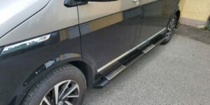 Boční oválné nášlapy TA černé Volkswagen T6, Multivan, Caravelle