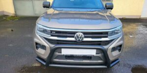 TA Přední ochranný nerezový rám do stran černý pro Volkswagen Amarok 2023>