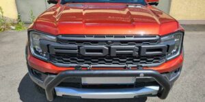 ME Přední ochranný nerezový rám černý bez příčky pro Ford Ranger Raptor 2023