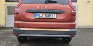 TA Zadní ochranný nerezový rám černý pro Dacia Jogger (kód: 545-7307)