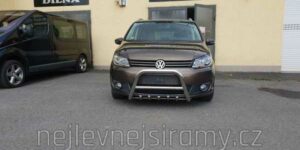 Přední ochranný rám se zuby (nerezový) pro VW Caddy od 2010