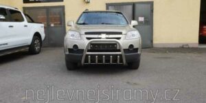 Přední ochranný nerezový rám se zuby pro Chevrolet Captiva TA