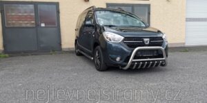 TA Přední ochranný nerezový rám se zuby pro Dacia Lodgy-Dokker