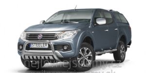 ST Přední ochranný nerezový rám s plechem pro Fiat Fullback/Mitsubishi L200