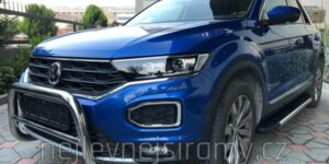 TA Boční ochranné nerezové nášlapy aluminium plast stříbrné nebo černé pro VW T-ROC