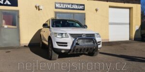 TA Přední ochranný nerezový rám s krycím plechem pro Volkswagen Touareg od 2007