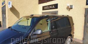 Střešní hlinikové hagusy s příčniky (černé nebo stříbrné)pro VW T6.1