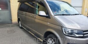 TA Boční ochranné nerezové nášlapy s plastovými prolisy pro Volkswagen T6.1