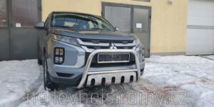TA Přední ochranný nerezový rám s plechem pro Mitsubishi ASX 2019