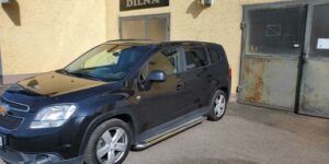 Boční ochranné nerezové celonášlapy pro Chevrolet Orlando TA