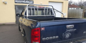 TA Zadní ochranný nerezový rám na korbu s mříží pro Dodge RAM 2019>