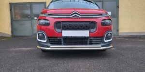 TA Přední ochranný nerezový rám dvojitá tyč pro Citroën Berlingo 2018/Peugeot Rifter/Toyota Proace City