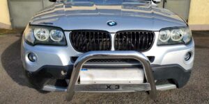 MI Přední ochranný nerezový rám s nápisem pro BMW X3 E83