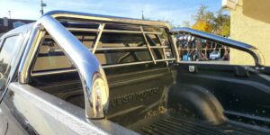 TA Zadní ochranný nerezový rám na korbu s vnitřní mříží pro Mitsubishi L200