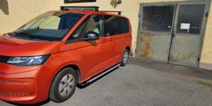 TA Boční ochranné nášlapy aluminium plast pro VW T7 Multivan