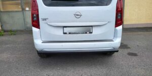TA Zadní ochranný nerezový rám černý pro Citroën Berlingo 2018/ Opel Combo/Peugeot Partner-Rifter