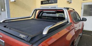 TA Zadní ochranný nerezový rám velký  pro Mitsubishi L200