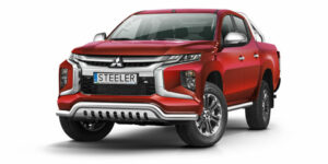 ST Přední ochranný nerezový rám tyč s plechem pro Mitsubishi L200