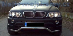 Přední ochranný nerezový rám spodní tyč pro BMW X5 E53 2000-2006 (kód: 119-1773)