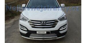 Přední ochranná nerezová dvojitá tyč pro Hyundai Santa Fe 2013