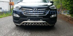 Přední ochranný nerezový rám - tyč se zuby ST pro Hyundai Santa Fe 2013